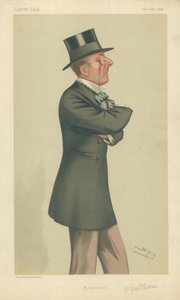 De Eerwaarde Percy Scawen Wyndham, Esthetiek, 30 oktober 1880, Vanity Fair cartoon door Leslie Matthew Ward