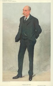 De Eerwaarde Robert Garnett Tatlow, Glasgow, 16 juni 1909, Vanity Fair cartoon door Leslie Matthew Ward