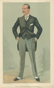 De Eerwaarde W F D Smith, Hoofd van het grootste uitgevershuis in de Christelijke wereld, 8 december 1904, Vanity Fair cartoon door Leslie Matthew Ward