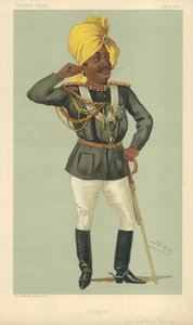 De Maraj Sir Pertab Sing, Jodhpore, 27 augustus 1887, Vanity Fair cartoon