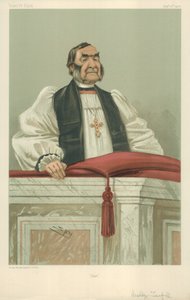 De eerwaarde Frederick Temple, de aartsbisschop van Canterbury, 11 september 1902, Vanity Fair cartoon