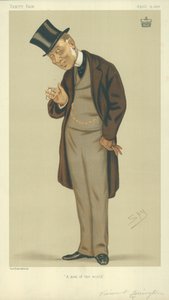 Burggraaf Torrington, Een man van de wereld, 15 april 1876, Vanity Fair cartoon door Leslie Matthew Ward
