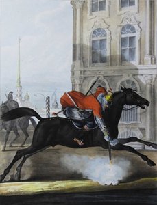 Junker van het Levenswacht Kaukasisch-Bergsquadron, 1829 door Lev Alexandrovich Belousov