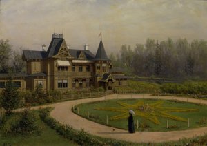 Een Dacha, 1892 door Lev Felixovich Lagorio