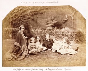 Portret van de familie MacDonald met Lewis Carroll, 1863 door Lewis Carroll
