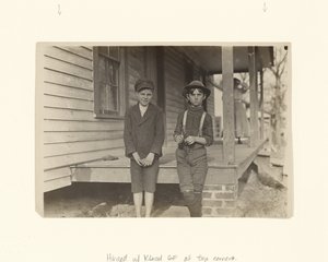 [Morris Small en John Lewis, Chester, South Carolina]. door Lewis W. Hine