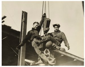 Bouwvakkers Empire State Building, ca.1930