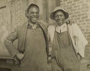 Katoenmolen Arbeiders door Lewis Wickes Hine
