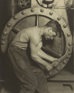 Monteur en stoompomp, 1921
