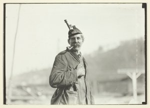 Mijnwerker Welsh, mijn in West Virginia door Lewis Wickes Hine