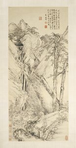 Landschap naar Jing Hao en Guan Tong