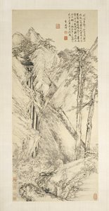Landschap naar Jing Hao en Guan Tong