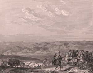 Slag bij Freiburg, Duitsland, augustus 1644, Dertigjarige Oorlog, staalgravure op Chinees papier door Unbekannt Unbekannt