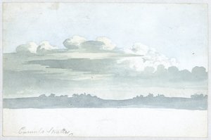 Wolkstudie door Luke Howard, ca 1808-1811 door Unbekannt Unbekannt
