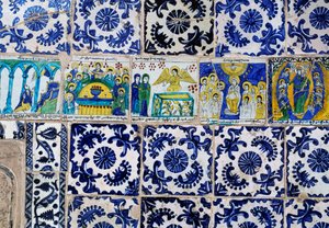 Majolica tegels decoratie (17e eeuw), Armeens Patriarchaat van Jeruzalem, Oude Stad van Jeruzalem (Unesco Werelderfgoedlijst)