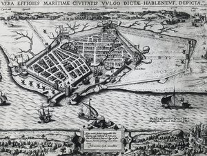 Kaart van Le Havre door Unbekannt Unbekannt