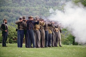 Moderne heropvoering van de Slag bij Gettysburg