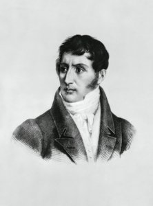 Portret van Alessandro Manzoni (1785-1873), Italiaanse schrijver, dichter en toneelschrijver, gravure
