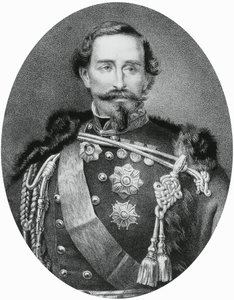 Portret van Alfonso Ferrero della Marmora (1804-1878), Italiaanse generaal en politicus, gravure door Unbekannt Unbekannt