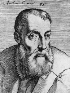 Portret van Annibale Caro (1507-1566), Italiaanse dichter, toneelschrijver en vertaler, gravure