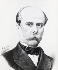 Portret van Filippo Pacini, Italiaanse anatoom en patholoog door Unbekannt Unbekannt