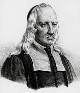 Portret van Giovanni Alfonso Borelli (1608-1679), Italiaanse wiskundige, astronoom, filosoof, fysioloog, gravure door Unbekannt Unbekannt