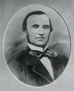 Portret van Severino Grattoni (1815-1876), Italiaanse architect en ingenieur, gravure door Unbekannt Unbekannt