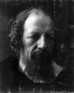 Portret van de dichter Alfred Lord Tennyson