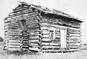 De blokhut waarin Abraham Lincoln werd geboren