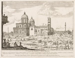 Santa Maria Maggiore uit Prospectus Locurum Urbis Romae Insignium, 1666