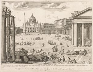 Sint-Pietersbasiliek uit "Prospectus Locurum Urbis Romae Insign[ium]"