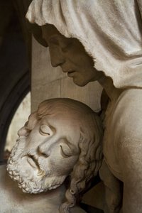 Pieta, detail