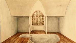 De koude badkamer in Aynhoe door Lili Cartwright