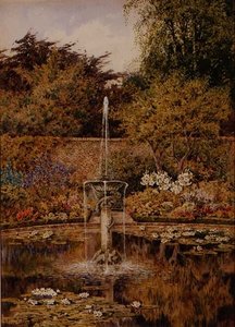 Een oude watertuin door Lilian Stannard