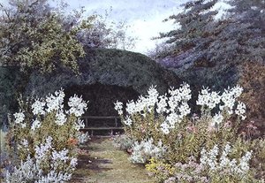 Paaslelies in de tuin door Lilian Stannard