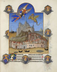 Très Riches Heures du duc de Berry - De Mis van Sint Michael door Limbourg Brothers