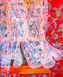 Cottage Wind, 2015 (gemengd) door linda arthurs