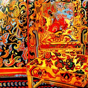 Suzani-kamer, 2011 (gemengde techniek) door linda arthurs