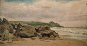 Uitzicht richting Rame Head, Cornwall, 1850