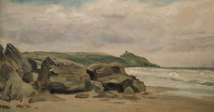 Uitzicht richting Rame Head, Cornwall, 19e eeuw