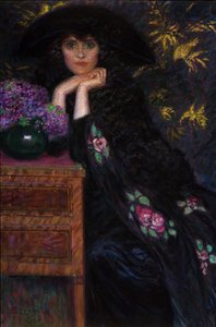 Figura di Donna Portret van Violette, 1920 door Lionne