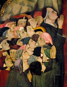 Maagd van Barmhartigheid (detail) door Lippo Memmi