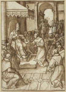 Goedkeuring van de regels van de Franciscaner Orde door Paus Innocentius III in 1209