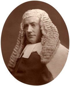 Hon John Walker Huddleston, Baron van de Schatkist, 1876 door Lock and Whitfield