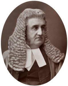 Rechtsgeleerde Sir Robert J Phillimore, DCL, rechter van het Hooggerechtshof, 1877 door Lock and Whitfield