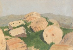 Gebroken Zuil, Parthenon, 1869 door Lockwood de Forest