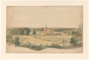 Kasteel Moyland bij Kleef door Lodewijk Johannes Kleijn