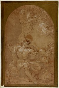 Studie voor Sint-Hieronymus door Lodovico Carracci