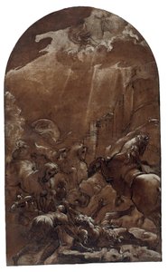 De bekering van Sint Paulus door Lodovico Carracci