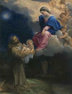 De visioen van Sint Franciscus door Lodovico Carracci
